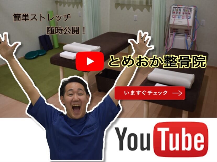 簡単ストレッチ随時公開! とめおか整骨院のYouTubeを今すぐチェック!